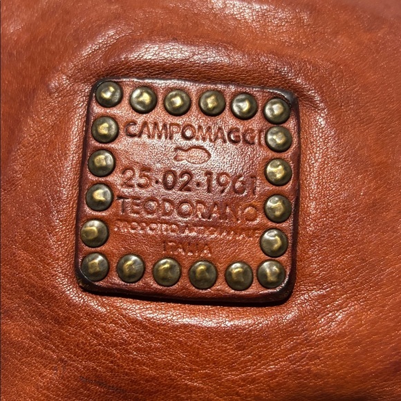CAMPOMAGGI mini jewel stud circle leather bag - Picture 5 of 15
